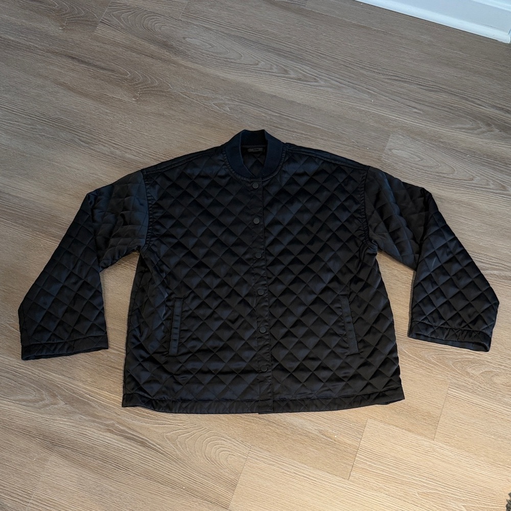 ATM Anthony Thomas Melillo Black Quilted Jacket